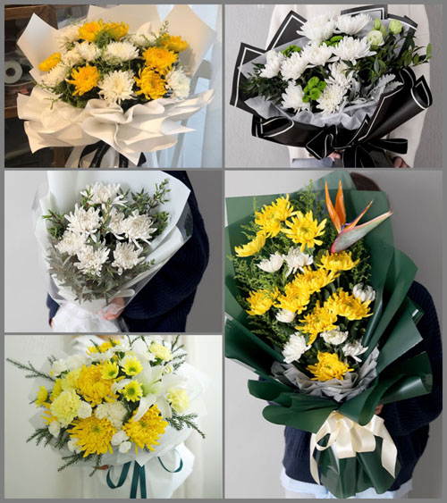 广东江门市台山市三合镇三合圩社区白事花束代送